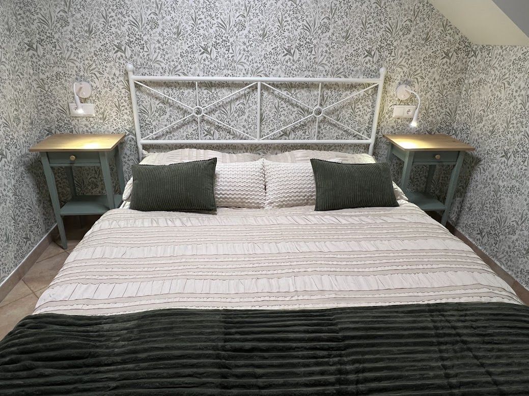 Second bedroom in U Krčků apartment, family accommodation in Zaječí